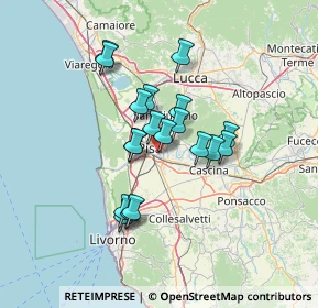 Mappa Via Maccatella, 56124 Pisa PI, Italia (10.89842)