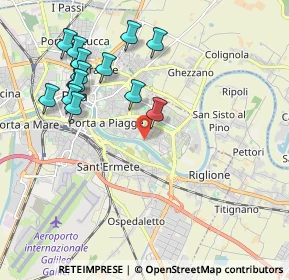 Mappa Via Maccatella, 56124 Pisa PI, Italia (2.17714)