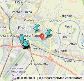 Mappa Via Maccatella, 56124 Pisa PI, Italia (1.71118)