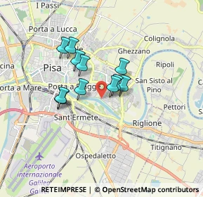 Mappa Via Maccatella, 56124 Pisa PI, Italia (1.25818)