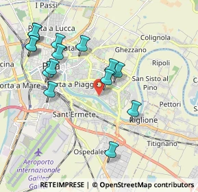 Mappa Via Maccatella, 56124 Pisa PI, Italia (2.15267)