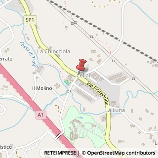 Mappa Via Vittorio Locchi, 81, 50010 Figline e Incisa Valdarno, Firenze (Toscana)