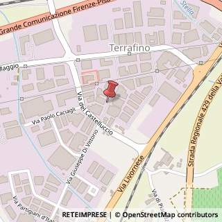 Mappa Via Giuseppe Di Vittorio,  34, 50100 Empoli, Firenze (Toscana)
