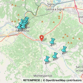 Mappa SP del Virginio, 50055 Lastra a Signa FI, Italia (4.76818)
