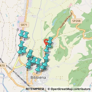 Mappa Via Corrado Baracchi, 52011 Bibbiena AR, Italia (1.065)