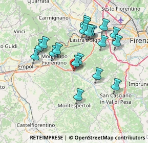 Mappa Piazza del Popolo, 50055 Lastra a Signa FI, Italia (7.1175)