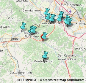 Mappa Piazza del Popolo, 50055 Lastra a Signa FI, Italia (7.7955)
