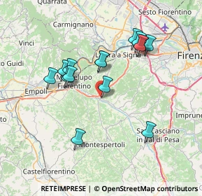 Mappa Piazza del Popolo, 50055 Lastra a Signa FI, Italia (7.01933)
