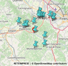 Mappa Piazza del Popolo, 50055 Lastra a Signa FI, Italia (7.152)