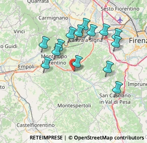 Mappa Piazza del Popolo, 50055 Lastra a Signa FI, Italia (7.16143)