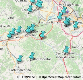 Mappa Piazza del Popolo, 50055 Lastra a Signa FI, Italia (9.9515)