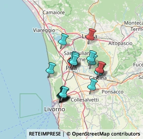 Mappa Via Amerigo Vespucci, 56121 Pisa PI, Italia (10.658)