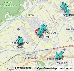 Mappa Via G. Dossetti, 56029 Santa Croce sull'Arno PI, Italia (2.42235)