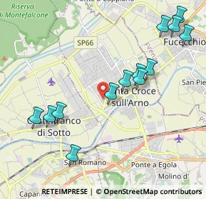 Mappa Via G. Dossetti, 56029 Santa Croce sull'Arno PI, Italia (2.34385)