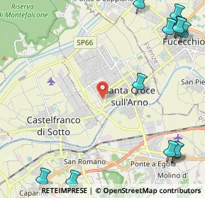 Mappa Via G. Dossetti, 56029 Santa Croce sull'Arno PI, Italia (3.56462)