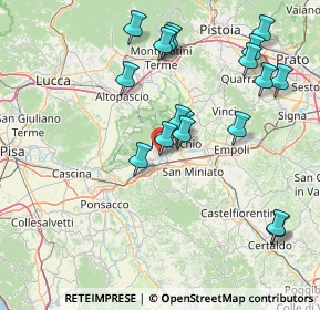 Mappa Via G. Dossetti, 56029 Santa Croce sull'Arno PI, Italia (17.09111)