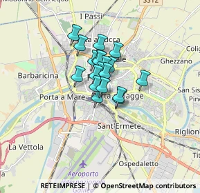 Mappa Via Antonio Fratti, 56125 Pisa PI, Italia (0.97789)