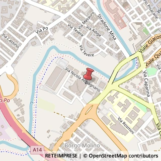 Mappa Via Nicola Abbagnano, 10, 60019 Senigallia, Ancona (Marche)