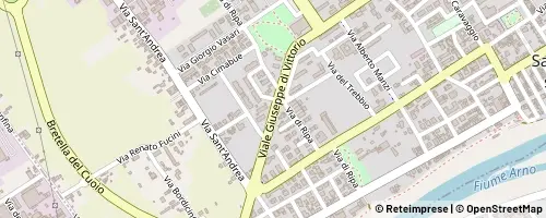 Mappa Santa Croce sull’Arno