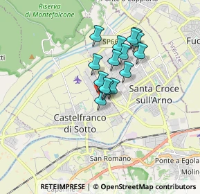 Mappa Viale dell'Industria, 56029 Castelfranco di Sotto PI, Italia (1.21733)