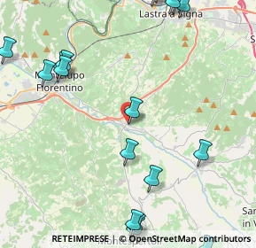 Mappa Via Chiantigiana, 50055 Lastra a Signa FI, Italia (6.4365)