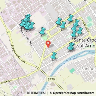 Mappa Via di Ripa, 56028 Santa Croce sull'Arno PI, Italia (0.6205)