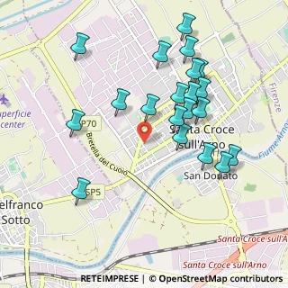 Mappa Via di Ripa, 56028 Santa Croce sull'Arno PI, Italia (1.009)