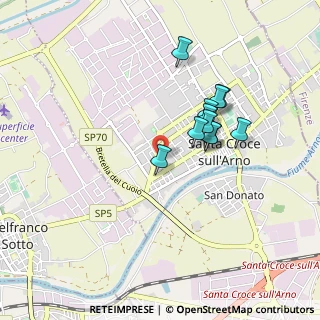 Mappa Via di Ripa, 56028 Santa Croce sull'Arno PI, Italia (0.74727)