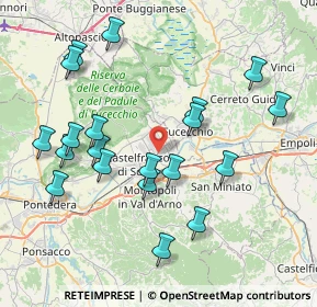 Mappa Via di Ripa, 56028 Santa Croce sull'Arno PI, Italia (8.4945)