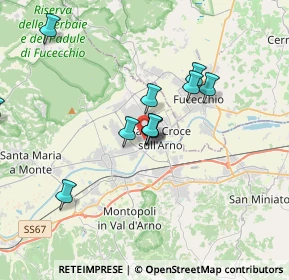 Mappa Via di Ripa, 56028 Santa Croce sull'Arno PI, Italia (3.77833)