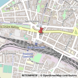 Mappa Viale Antonio Gramsci, 19, 56125 Pisa, Pisa (Toscana)