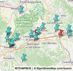 Mappa Via Angelo Puccioni, 56029 Santa Croce sull'Arno PI, Italia (9.555)