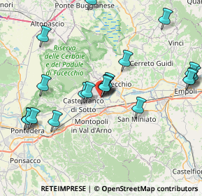 Mappa Via Angelo Puccioni, 56029 Santa Croce sull'Arno PI, Italia (8.6205)