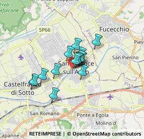 Mappa Via Angelo Puccioni, 56029 Santa Croce sull'Arno PI, Italia (1.06333)
