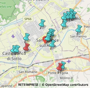 Mappa Via Angelo Puccioni, 56029 Santa Croce sull'Arno PI, Italia (1.9135)