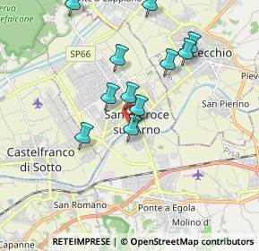 Mappa Via Angelo Puccioni, 56029 Santa Croce sull'Arno PI, Italia (1.77727)