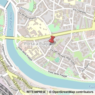 Mappa Via San Michele degli Scalzi, 24, 56124 Pisa, Pisa (Toscana)