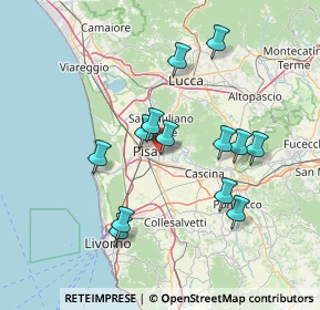 Mappa Via Paolo VI, 56124 Pisa PI, Italia (13.92077)