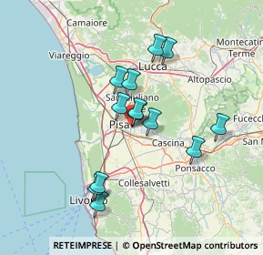 Mappa Via Paolo VI, 56124 Pisa PI, Italia (12.33462)