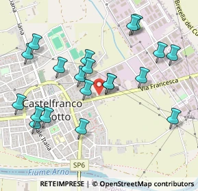 Mappa Via dello Stadio, 56022 Castelfranco di Sotto PI, Italia (0.531)