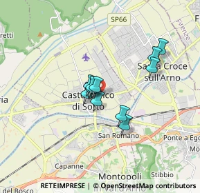 Mappa Via dello Stadio, 56022 Castelfranco di Sotto PI, Italia (1.22636)