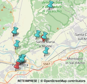 Mappa Via S. Michele, 56020 Santa Maria A Monte PI, Italia (4.85917)