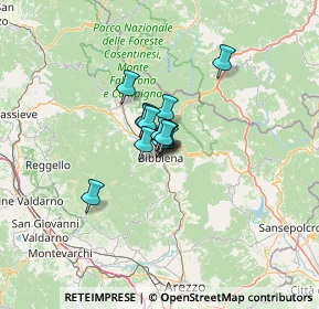 Mappa Via Industriale, 52011 Bibbiena AR, Italia (5.86462)