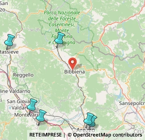 Mappa Via Rignano, 52011 Bibbiena AR, Italia (35.855)