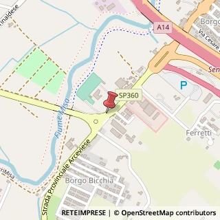 Mappa Strada Statale Arceviese, 10, 60019 Senigallia, Ancona (Marche)