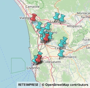 Mappa Via Ettore Socci, 56121 Pisa PI, Italia (10.834)