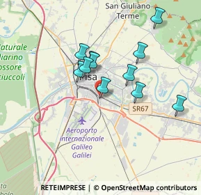 Mappa Via Ettore Socci, 56121 Pisa PI, Italia (3.05455)