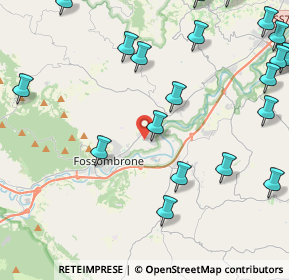 Mappa Via la Barca, 61034 Fossombrone PU, Italia (5.942)