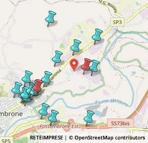 Mappa Via la Barca, 61034 Fossombrone PU, Italia (1.236)