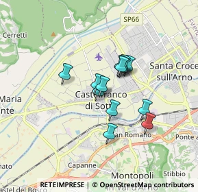 Mappa Via Solferino, 56022 Castelfranco di Sotto PI, Italia (1.16846)